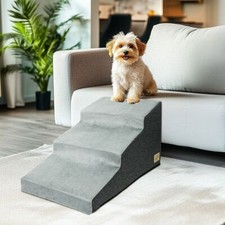 Curved Dog Stairs Ramp for High Beds Non-Slip Balanced Small Dogs Cats Pet Step