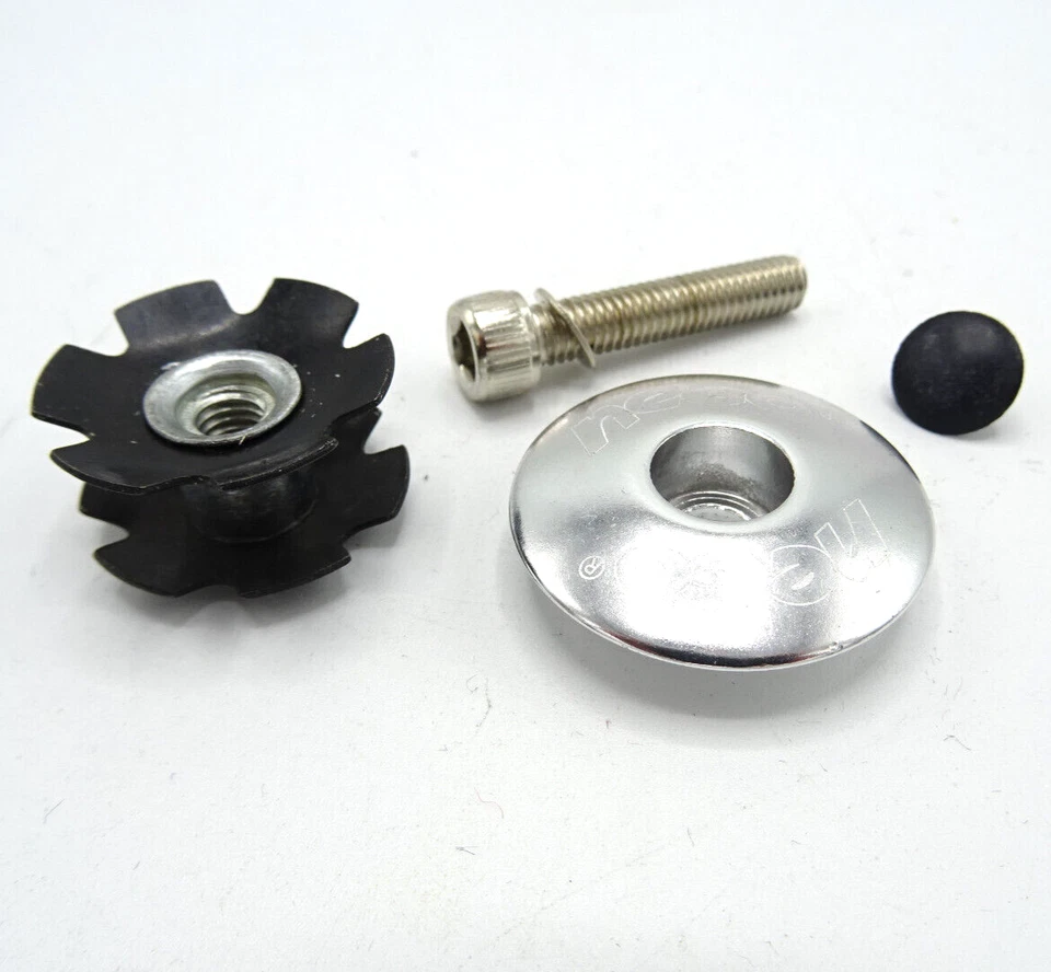 Neco Bike Ahead Headset Top Cap Set with Bolt & Star Nut 1 1/8 Steerer 0090-R11 - Image 4 of 4