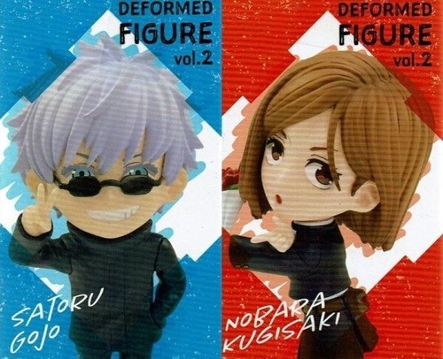 Jujutsu Kaisen Deformed Figure Nobara Kugisaki Satoru Gojo Figures Set TAITO - 第 2/9 張圖片