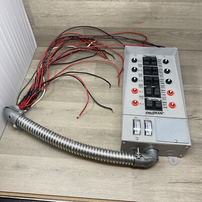 Reliance Control ProTran 31410C 10Circuit 30Amp Generator Transfer Switch USED