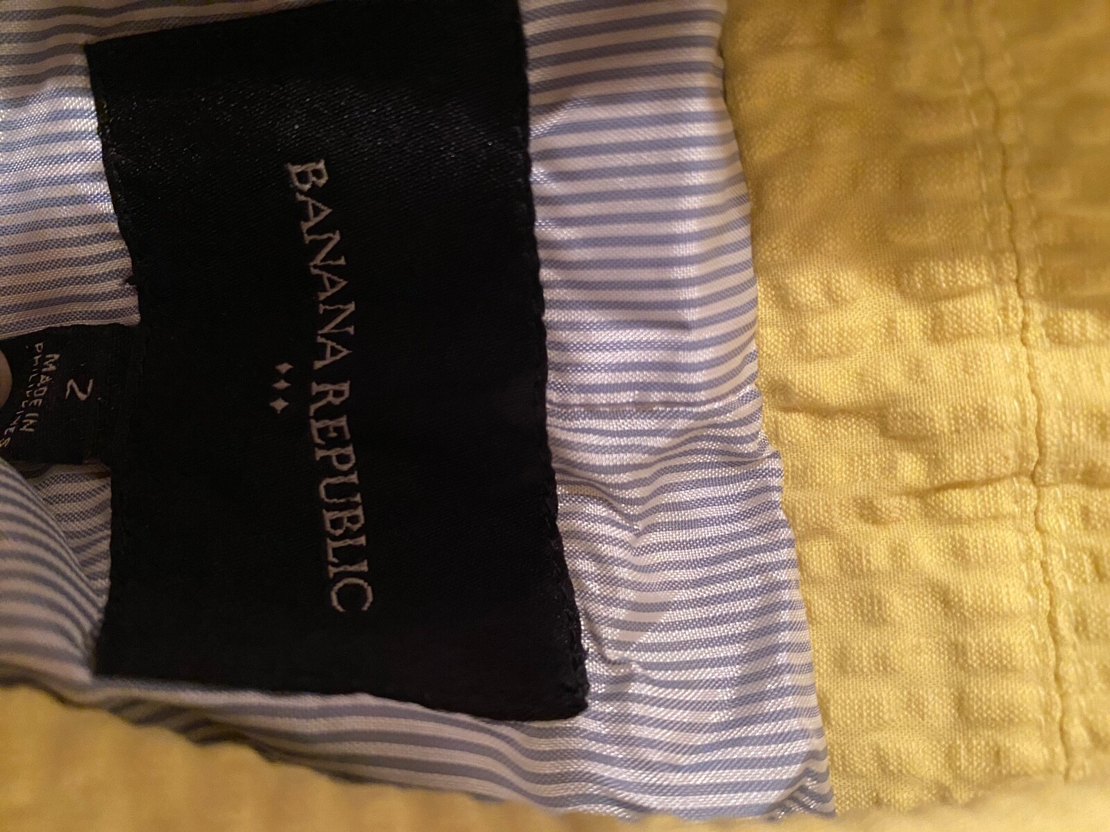 Banana Republic yellow blazer Size 2 eBay