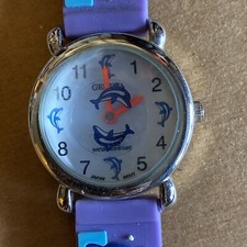 Geneva CH-39 ST-306 Dolphions Dial Ladies/Kids Watch Working