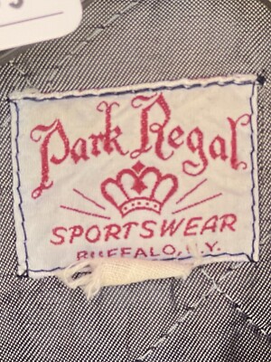 Vintage Corduroy Varsity Jacket — 1950's Park Regal | eBay
