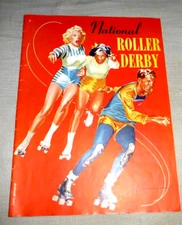 VINTAGE PUBLICATION  NATIONAL ROLLER DERBY  1950 WORLD SERIES ALL AMERICAN TEAM