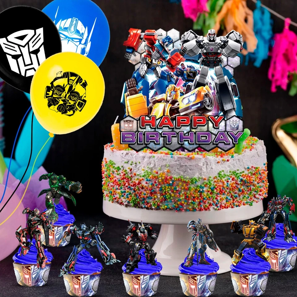 Трансформеры вечеринки украшения Bumblebee вечеринки расходные материалы Optimus вечеринки воздушные шары - Изображение 4 из 4