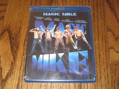 Magic Mike Blu Ray- New!  Channing Tatum Matthew McCaughey Mattt Bomer