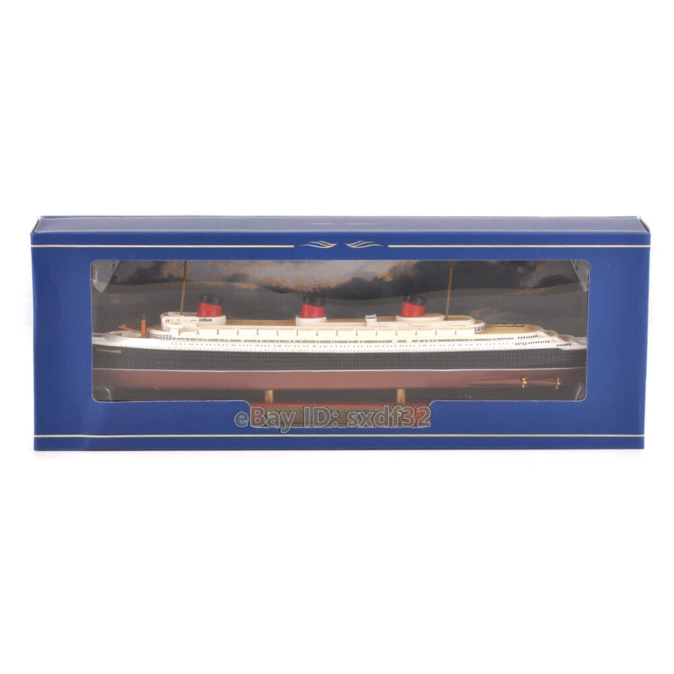 1/1250 Diecast Boat S.S. Normandie Cruise Ship Ocean Liner Model Models In Case - Image 4 of 4