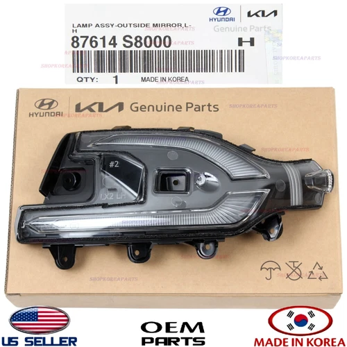 Genuine OEM Outside Mirror Turn Signal Lamp LEFT Driver Side 2020-2025 PALISADE