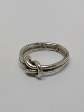 Vintage Sterling Silver 925 CW Knot Ring Size 5.5