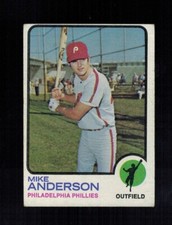 1973 Topps - #147 Mike Anderson Philadelphia Phillies Baseball Card
