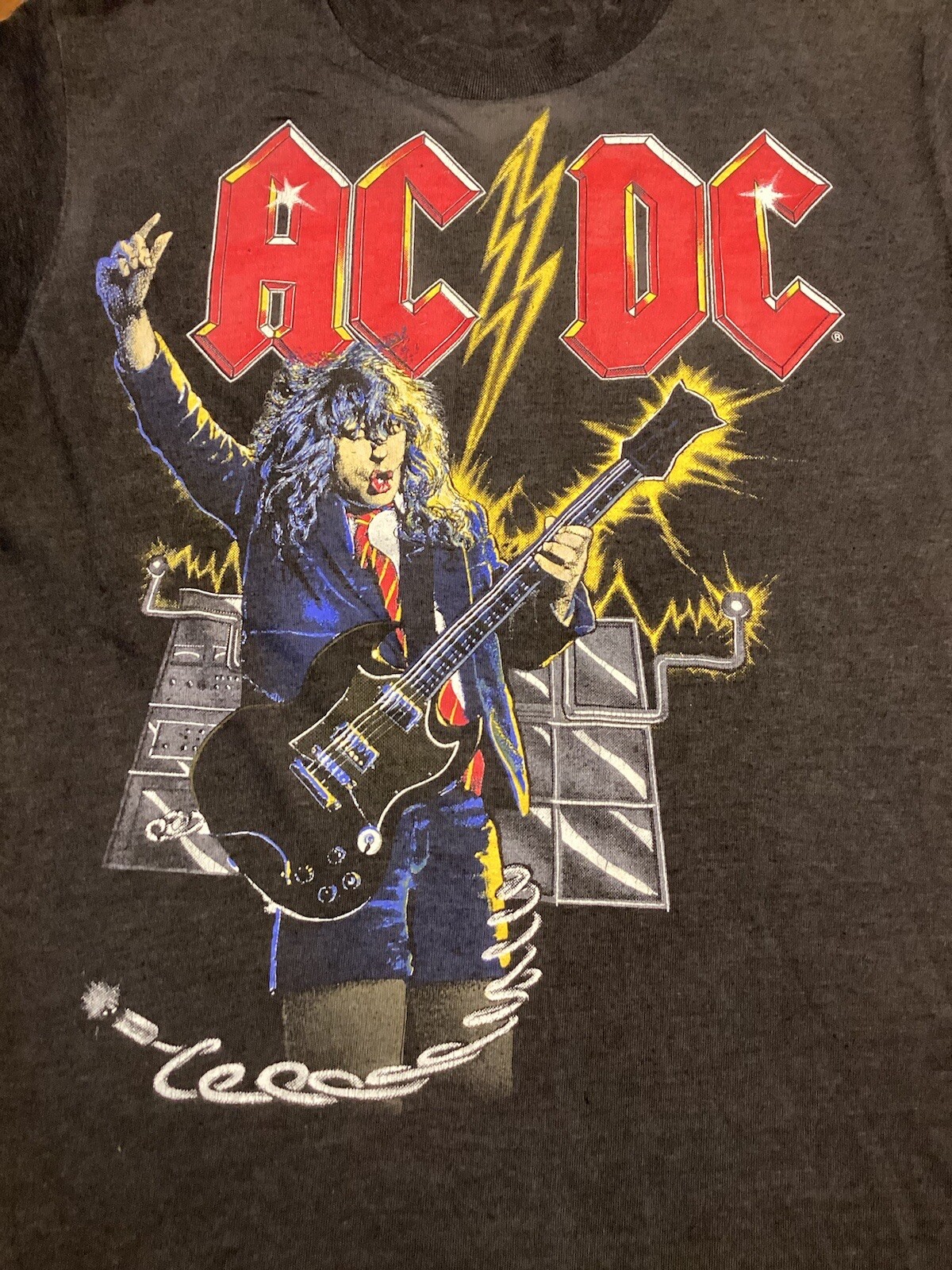 Vintage 1986 AC/DC Shirt Who Made Who Tour Original S… - Gem