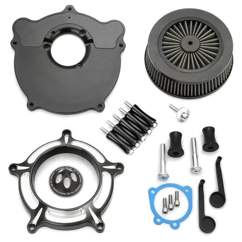 Limpiador de aire de pico de turbina usado para Harley Dyna FXDWG 99-17 FLHX FLHR FLTR 01-07 - Imagen 3 de 9
