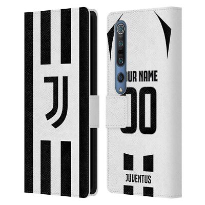 CUSTOM PERSONALIZED JUVENTUS FC 2024/25 KIT LEATHER BOOK CASE FOR XIAOMI PHONES