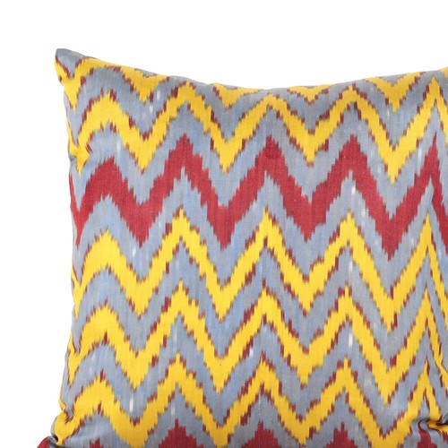 Ikat Pillow Cover Uzbek SET of 5 pcs 20.08" x 20.08" FREE Fast Shipment 07814 - Picture 8 of 11
