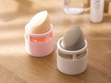 1-Pack Makeup Sponge Holder Stand – Beauty Blender Puff Drying Rack Organizer
