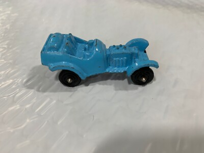 #ad Vintage Tootsietoy USA 2quot; Diecast Light Blue Hot Rod Dragster Roadster TC 96 $7.48