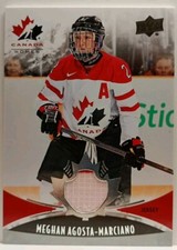2016 UD Team Canada Juniors Women's Jersey Meghan Agosta -Marciano 144 NM/Mint #