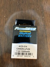 Power2000 LP-E8 7.4V 1500mAh Lithium-Ion Battery for Canon EOS Rebel T2i/T3i/T4i
