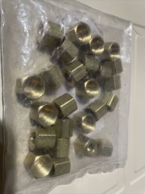 Holyoke 61-4 Brass 1/4 Standard Nut Compression Fitting Qty25