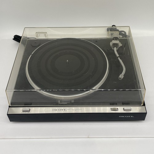 Scott PS 68 Not 68A Vintage Direct Drive Semi Auto Turntable   *WORKING READ - Afbeelding 1 van 15