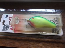 Older USA Made Bandit 400,#478,Green Back Chartreuse Sparkle