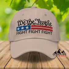 We the People Fight Trump 2024 Baseball Cap Dad Hat for Men Women