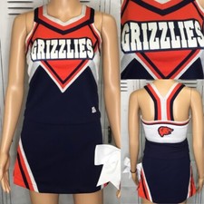 Cheerleading Uniform High School Grizzlies Youth M