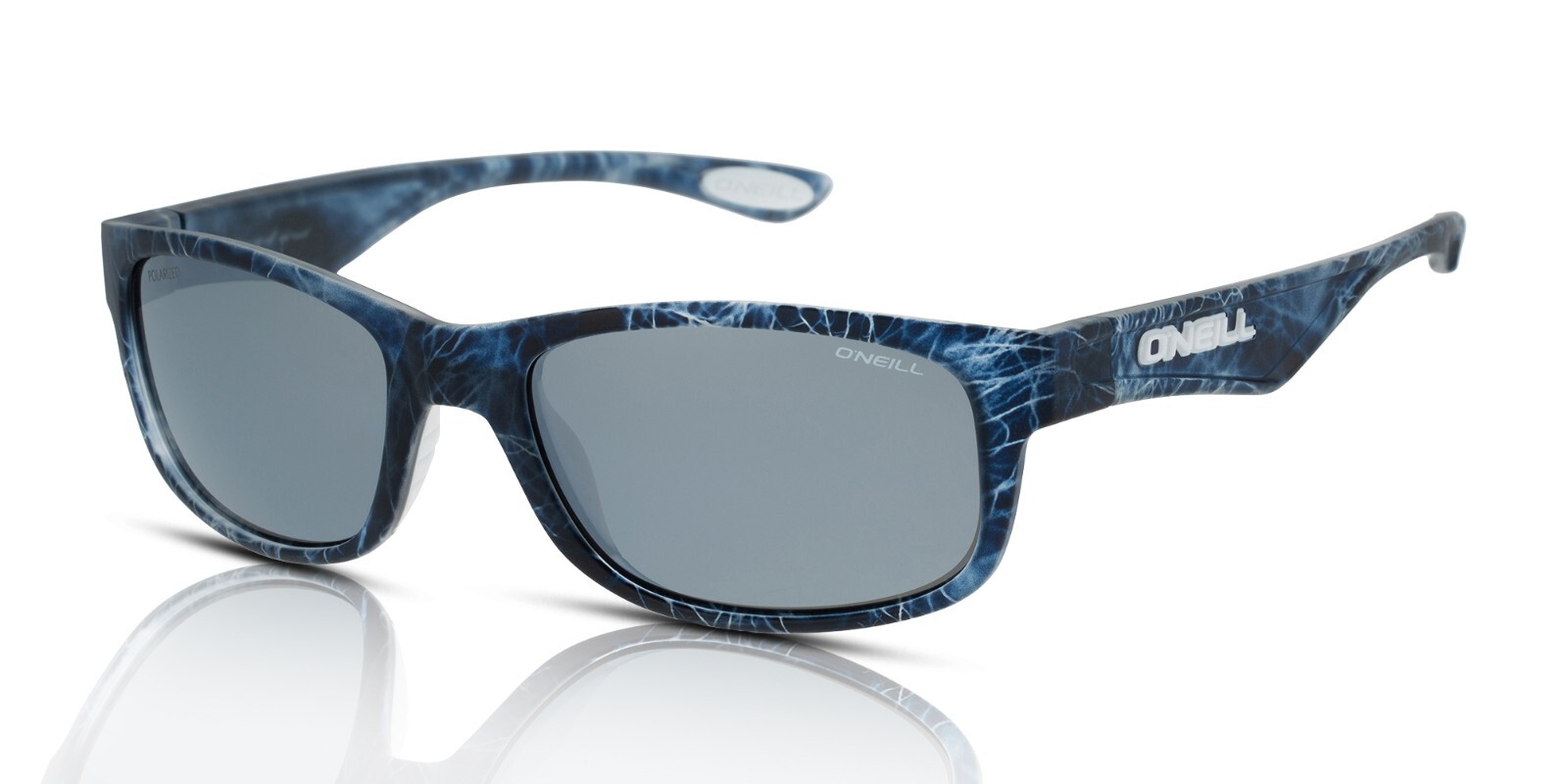 O'Neill Sunglasses Men's Polarised ONS-9022 2.0 119P Water/White/Silver Mirror