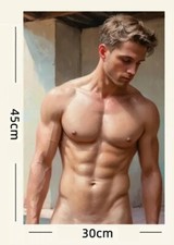 Gay Romance Sexy Schwul Mann Akt Love Boys Art/Leinwand/Kunstdruck/Poster Erotik