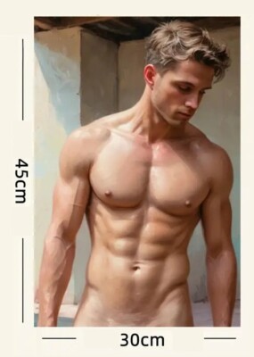 Gay Romance Sexy Schwul Mann Akt Love Boys Art/Leinwand/Kunstdruck/Poster Erotik