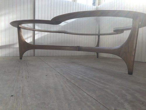 Lane Silhouette Adrian Pearsall Era MCM Iconic Clover Leaf Large Coffee Table - Picture 5 of 9
