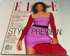 ELLE MAGAZINE JULY 1997 CINDYCRAWFORD COVER DERMOT MULRONEY