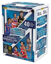 2023-24 Panini Contenders NBA Trading Cards Blaster Box - 1 Auto or Memorabilia