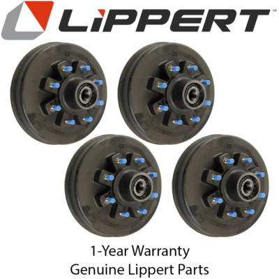 Lippert 8K Brake Hub 8-on-6.5 5/8 Stud 17.5 Wheel (4-Pack) - Fits Dexter & AL-KO