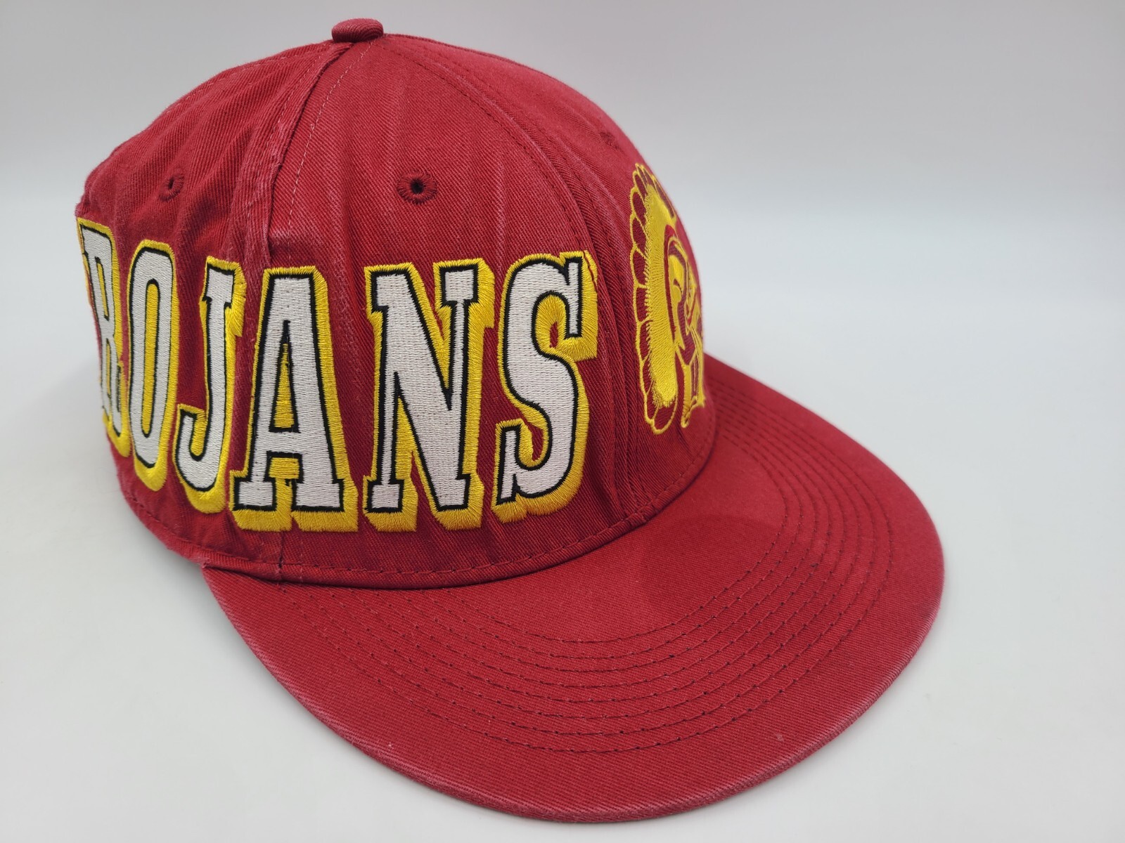 USC Trojans Wrap Big Logo Snapback Hat Cap Dad Men Women NCAA Football Red Green