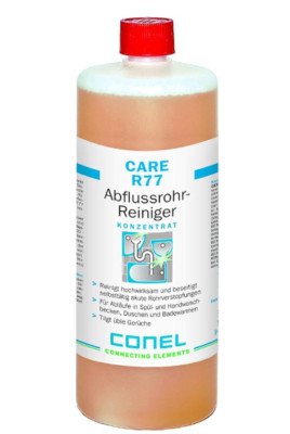 CONEL CARE R 77 Abflussrohr-Reiniger 1 Liter Flasche
