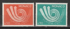 MONACO  1973- EUROPA CEPT série n° YT 917 - 918  Neufs**/MNH