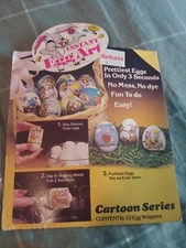 Schatz stores Instant Egg Art Sun Hill Industries Vintage Easter Decoration Kit