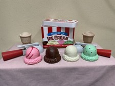 MELISSA DOUG SCOOP STACK MAGNETIC ICE CREAM SET, COMPLETE B