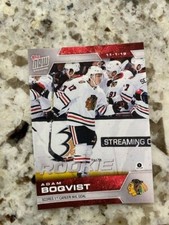 2019-20 TOPPS NOW NHL STICKER WEEK 5 CHICAGO BLACKHAWKS ADAM BOQVIST #40 1st