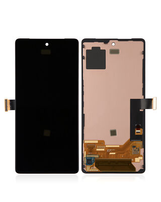 OLED Assembly With Frame With Finger Print Scanner Compatible For Google Pixel 7