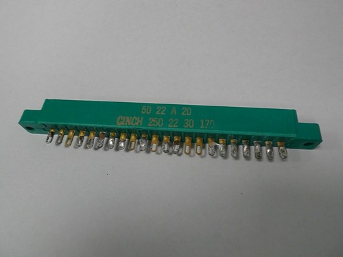 Edge Connector 50-22-A 20 Cinch 250-22-30-170 Single Sided 22 Position - Picture 8 of 12