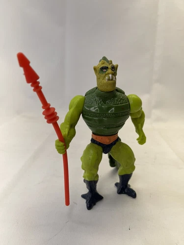 Vintage 1983 MOTU He-Man WHIPLASH Figure Complete W/ FREE SHIPPING