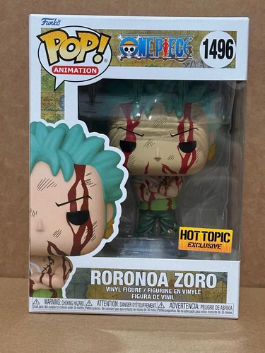 Funko POP! One Piece - Roronoa Zoro #1496 - Hot Topic Exclusive w/protector