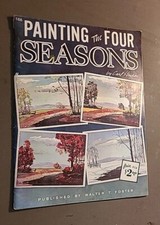 Painting The Four Seasons by Carl Stricker Walter Foster Art Book 168 VTG