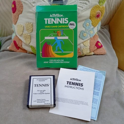OFFERS COMBINE ATARI 2600 - ACTIVISION - TENNIS - IN PROTECTIVE BOX