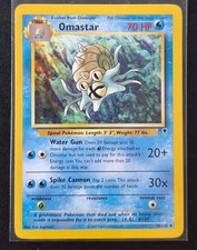 Pokemon -Omastar 58/110- Uncommon- Legendary- Mint