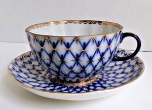 Lomonosov Porcelain Cobalt Net | eBay
