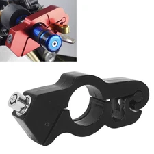 Black Motor Handlebar Lock Anti-Theft Grip Throttle Security Bike Scooter ATV