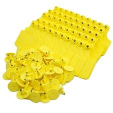 100Pcs Strong Plastic Ear Markers For Cattle Sheep And Other Farm Animals